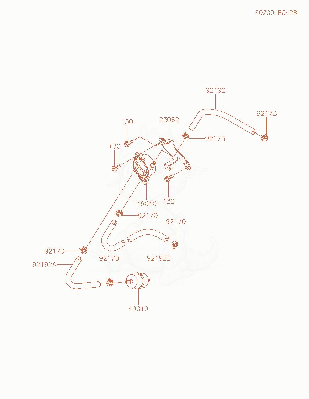 Exploded parts diagram of the Fuel-Tank / Fuel-Valve of a Kawasaki FX921V-JS00 engine, with numbered balloons